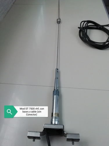 Antena De Radio Vhf Para Carro Con Base