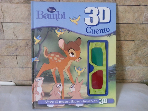 Cuento Bambi En 3d Incluye Lentes