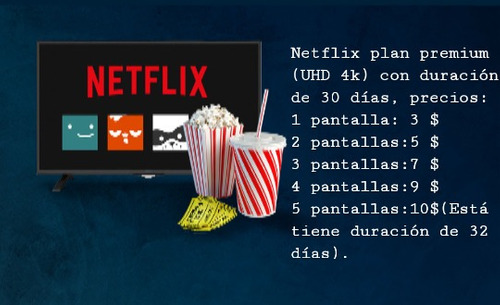 Netflix Plan Premium (uhd 4k).