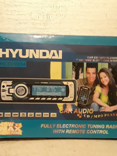 Reproductor Para Vehículo Marca Hyundai Modelo: Hcd 