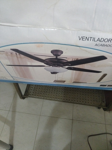 Ventilador De Techo Acabado En Bronce