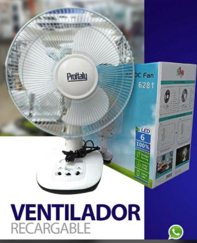 Ventilador Recargable