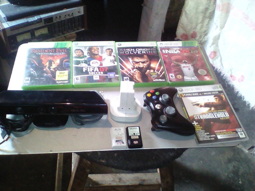 Accesorios Con Cinco Juegos Originales De Xbox 360