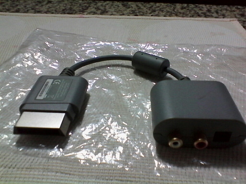 Audio Adaptador Microsoft Para Xbox 360.