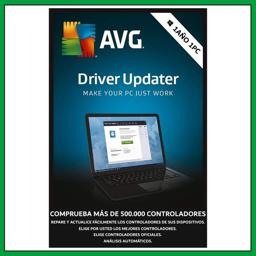 Avg Driver Updater 1pc 1año Licencia Original