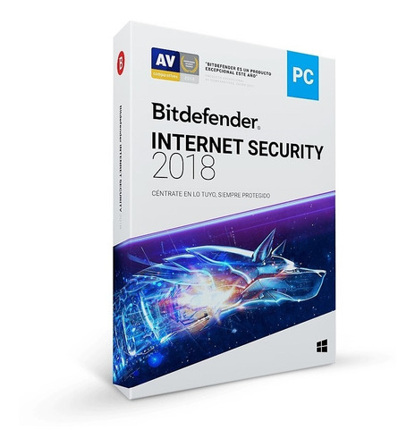 Bitdefender Internet Security  Pcs /1año Login Act.