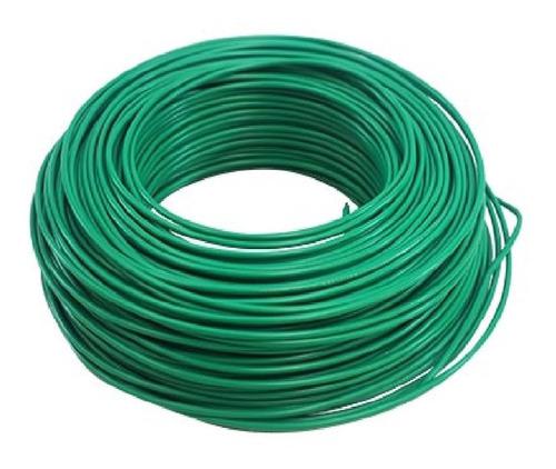 Cable 10 Thw 75g 600v 100% Cobre Verde Rollo Sigma
