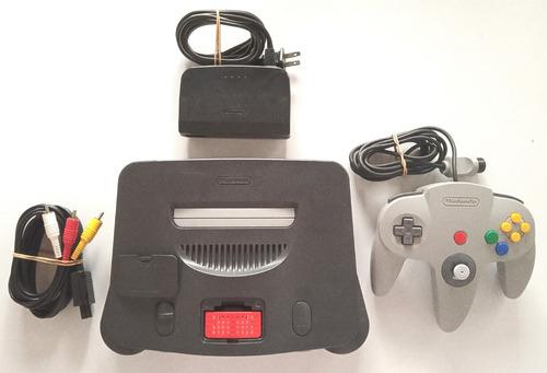 Consola De Nintendo 64 (cables + Control + Expansion Pack)