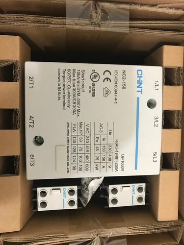 Contactor De 150 Amp Marca Chint Modelo Nc2-150 220 Volts