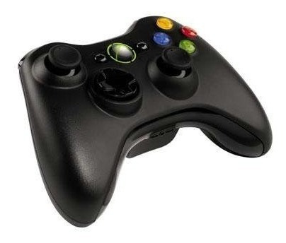 Control Xbox 360 Inalambrico Microsoft Black O White