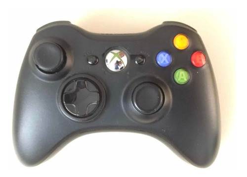 Control Xbox 360 Inalámbrico Negro Original.