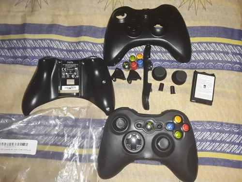 Control Xbox 360 Usado +kit Carcasa Y Botones.