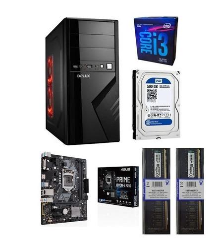 Cpu I3-8100 Octava Generacion 8gb Ddr4 500gb Disco Duro