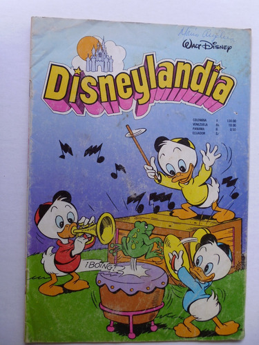 Disneylandia - Edicol Colombia Comic En Físico Ref. 196
