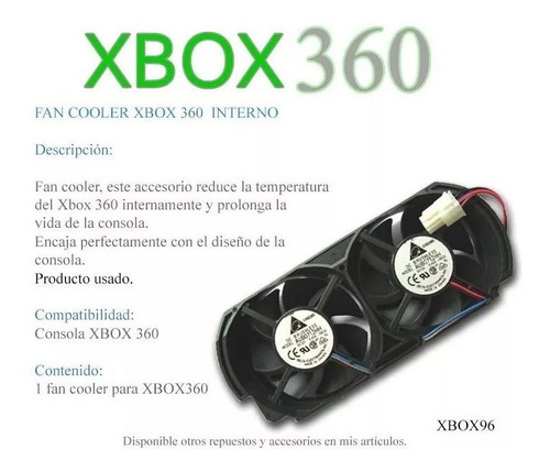 Fan Cooler Xbox 360 Fat