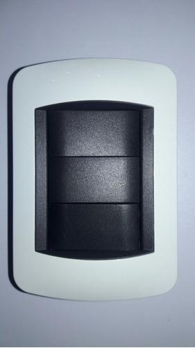 Interruptor Switch Eléctrico Doble, 3 Way, Blanco, 120-250v