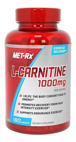 L-carnitina mg Met-rx Original Usa Fit L Carnitine