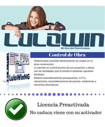 Lulowin Ng Personalizable Licencia Activada