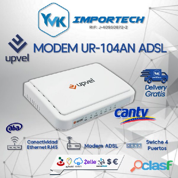 MODEM UR 104AN ADSL