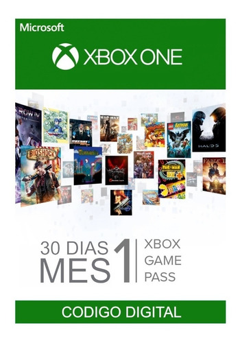 Membresía Xbox Game Pass Trial 1 Mes Xbox One Digital