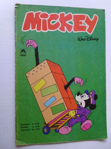 Mickey Walt Disney -edicol Colombia Comic En Físico Ref.