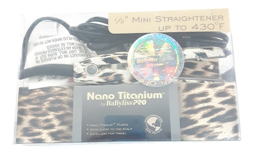 Mini Plancha Baby Liss Nano Titanium 430 F 30
