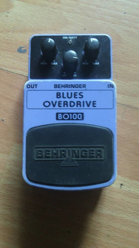 Pedal Blues Overdrive Bo 100 Behringer