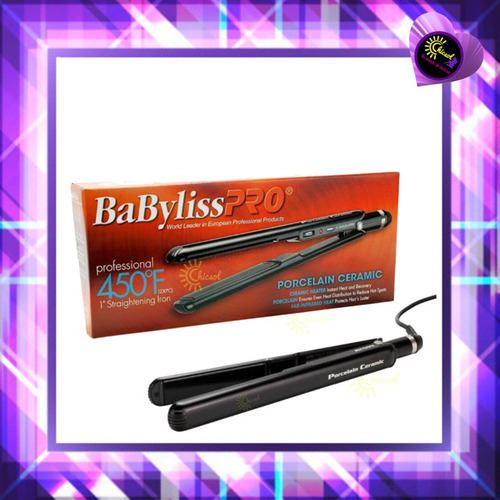 Plancha Baby Liss Porcelanizada Negra