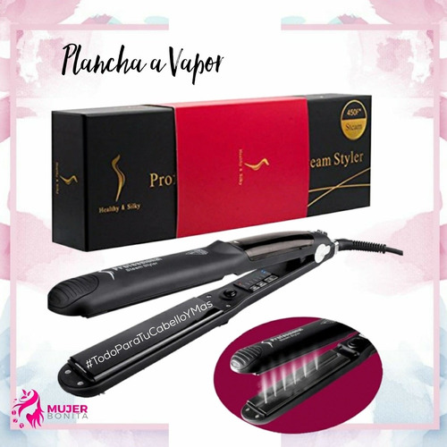 Plancha Para Cabello A Vapor Healthy & Silky Tienda Ccs