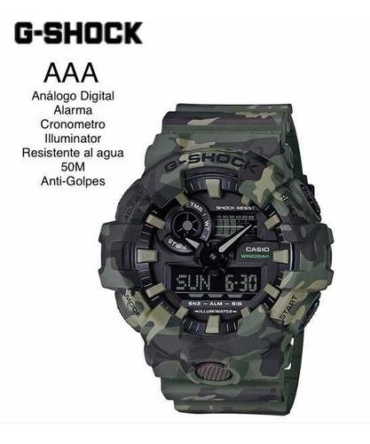 Reloj Casio G-shock Ga-700 Resistente Al Agua Y Golpes
