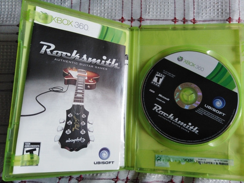 Rocksmith Para Xbox 360 Incluye Cable Para Guitarra