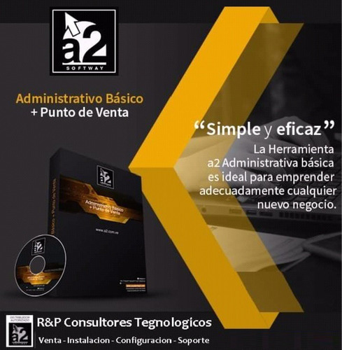 Sistema A2 Softway Hac Administrativo Basico + Punto Venta