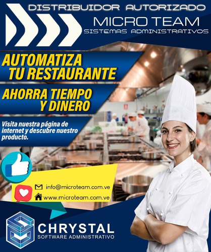 Sistema Administrativo Chrystal Sofware Restaurantes