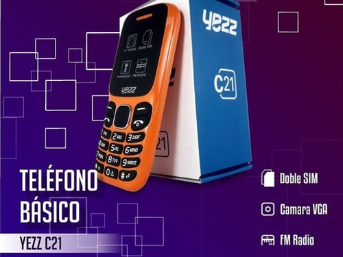 Teléfono Básico Yezz C21 Dual Sim Somos Tienda Fisica