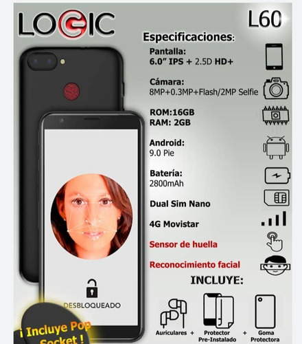 Teléfono Logic L60