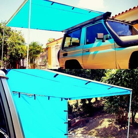 Toldo Para Rusticos Laterales 2x2 Incluimos Bases Y Tornillo