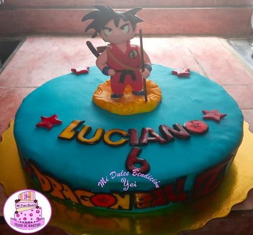 Torta Decoradas Fondant Dragon Ball, Ironman,muñeca Lol