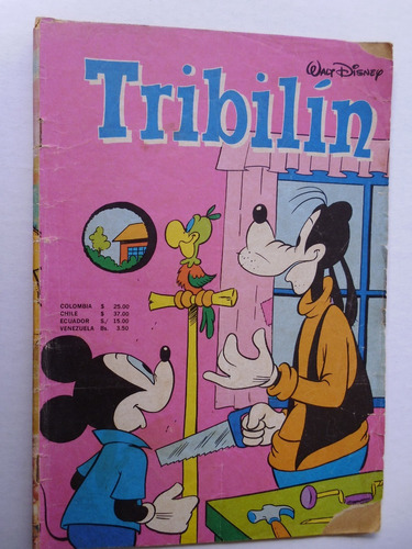 Tribilin Disney - Edicol Colombia Comic En Físico Ref. 226