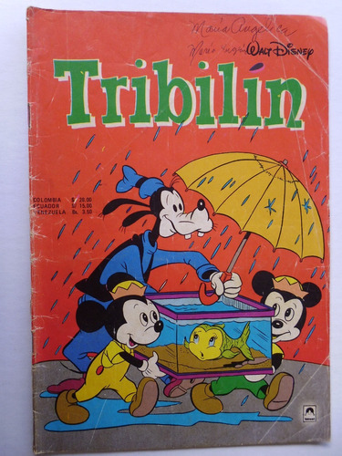 Tribilin Disney - Edicol Colombia Comic En Físico Ref. 236