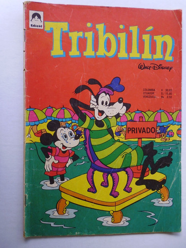 Tribilin Disney - Edicol Colombia Comic En Físico Ref. 237