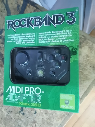 Xbox 360 Rock Band 3 Midi Pro-adapter