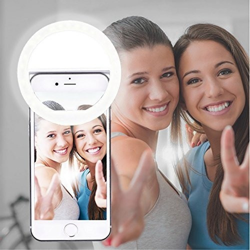 Aro De Luz Selfie Ring Led iPhone Android Recargable Usb