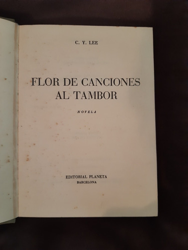 C Y Lee Flor De Canciones Al Tambor Barcelona ra Edic