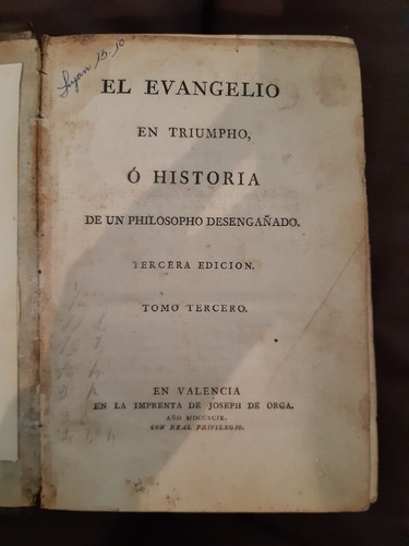 El Evangelio En Triumpho Tomo 3 Valencia ra Edición