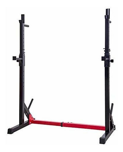 Ollieroo Barbell Rack Stand Height Adjustable Dip Gym