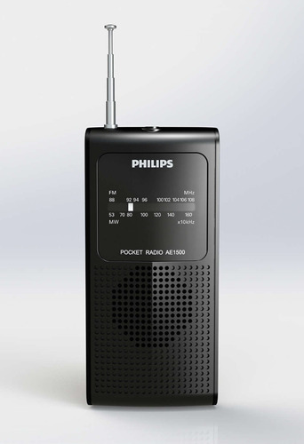 Radio Portátil Am Fm (funciona 2 Pilas Aaa) Philips Ae