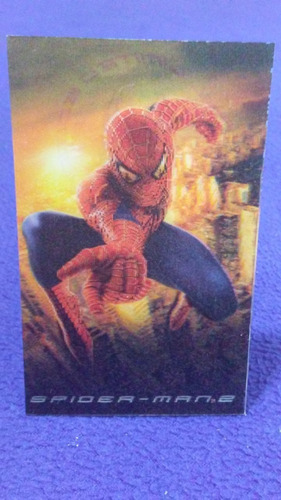 Tarjeta 3d De Coleccion De Spider Man 2
