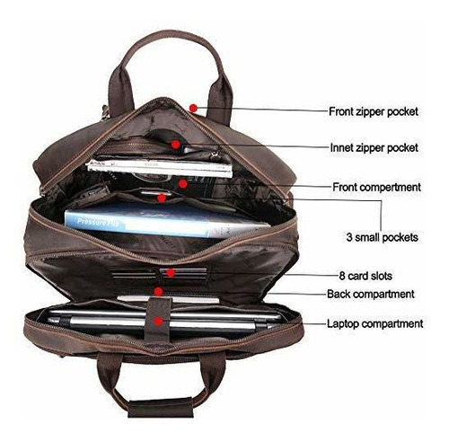 Tiding Maletin Convertible Para Portatil 17 Cremallera