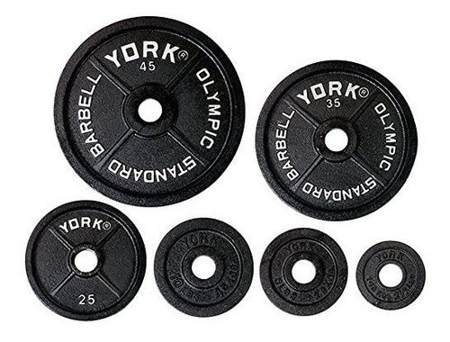 York Barbell 2 Legacy Cast Iron Precision Milled