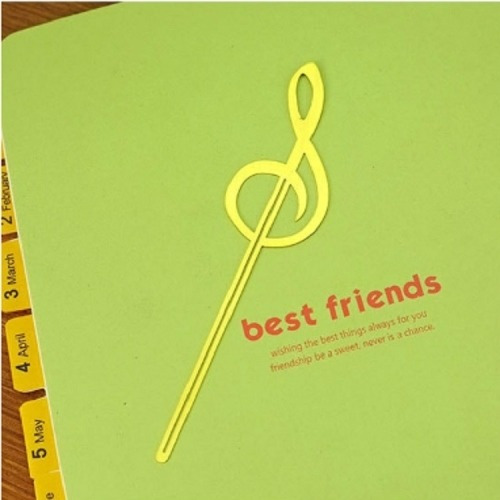 2 Pcs Metal Instrument Book Folder Office School